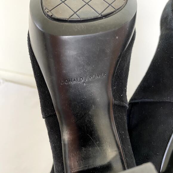 Donald J. Pliner Enisa Suede Knee High Heeled Sock Boot Size 6 - Picture 9 of 10